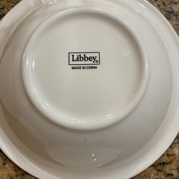 LIBBEY Santa Winter Forest Hand Painted Salad Cereal Soup Dish Bowls, Set of 4 - Picture 7 of 8